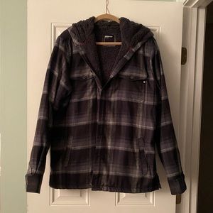 Marmot Men's Ridgefield Sherpa-Lined Flannel Hoody